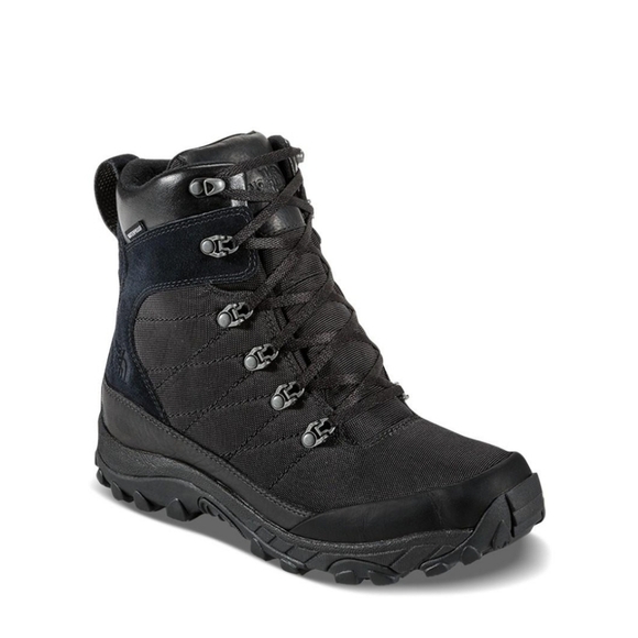 NWT THE NORTH MAN FACE SIZE 8 Black Rain & Snow Boots with Rugged Tread - Picture 1 of 7